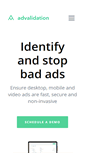 Mobile Screenshot of advalidation.com