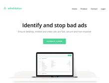 Tablet Screenshot of advalidation.com